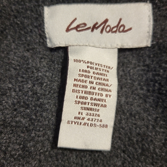 La Moda Women's Sleeveless Cardigan Sweater - Picture 4 of 5